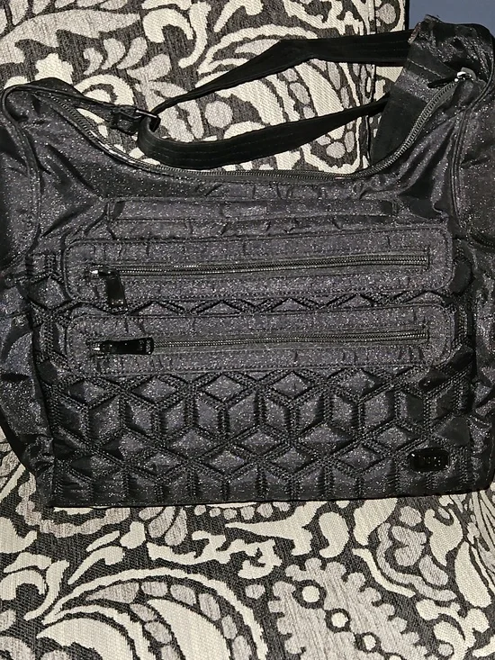 NWOT Black Lug Medium Crossbody - Camper  - Picture 2 of 4